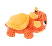 ELEOUTI Juguete para Perros Grandes Forma de Cangrejo de Algodón Naranja, Masticable Seguro Que Limpia Dientes y No Lastima Encías, Adecuado para Cachorros