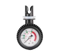 ELEOUTI Manómetro de Presión de Aire Barómetro para Barco Inflable y Tabla de Surf, Negro, PVC y Goma, 0-5 PSI, Medición de Presión, Instalación Fácil, Accesorio Marino
