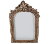 ELEOUTI Marco de Fotos Vintage de Estilo Europeo en Resina, Marco Decorativo Dorado Tamaño 12.5x19 Cm, Portafotos para Decoración del Hogar, Sala y Dormitorio, Soporte para Fotos