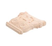 ELEOUTI Ménsula de Madera Maciza Tallada Estilo Europeo, Soporte Decorativo de Columna Romana 10x10x2 Cm para Decoración de Pared en Hogar y Hotel, Moldura Artística Resistente y Versátil