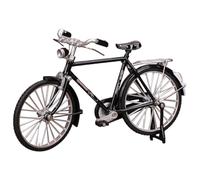 ELEOUTI Modelo de Bicicleta Decorativa Vintage de Hierro Negro, Figura en Miniatura Retro y Delicada Resistencia a Golpes, Adecuado para Decoración de Oficina y Colección