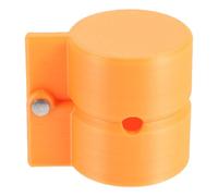 ELEOUTI Molde Redondo para Cake Pops de Plástico Naranja, Molde Esférico Antiadherente para Hacer Piruletas y Trufas, Adecuado para Bodas y Fiestas