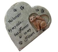 ELEOUTI Piedra Conmemorativa de Resina para Gatos Forma Delicada, Adorno para Jardín Que Brinda Confort Puede Colocar Firmemente en Exteriores