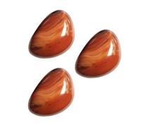 ELEOUTI Piedra de Ágata Sardónice Natural Irregular, Guijarro Curativo Tallado a Mano para Meditación y Sanación Mental Bandas Únicas