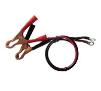 ELEOUTI Pinza de Batería Automotriz y Cable de Alimentación de 0,25 M 50a Conector de Cobre 6,3 Mm Accesorio Eléctrico y Reparación de Baterías para Inversor de Coche para Uso Automotor