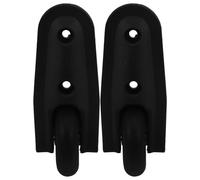 ELEOUTI Ruedas de Repuesto para Equipaje con Tornillo 2 Piezas Negras Kit de Reparación para Maletas Medianas Ruedas Giratorias Silenciosas para Viaje y Maletín