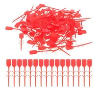 ELEOUTI Sello de Seguridad para Extintores de Incendios, Pasador de Bloqueo Plástico Rojo, 100 Unidades, Accesorio Resistente y Visible para Control y Protección contra Manipulación