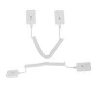ELEOUTI Soporte para Control Remoto de TV 2 Piezas Correa de Cable de Seguridad en Espiral Autoadhesiva sin Taladro para Hogar Oficina Sala de Estar