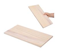 ELEOUTI Tablero Rectangular de Madera Maciza 40x20 Cm, Material en Blanco para Muebles Artesanales, Divisor y Junta para Estanterías, Decoración DIY y Proyectos de Carpintería en Madera