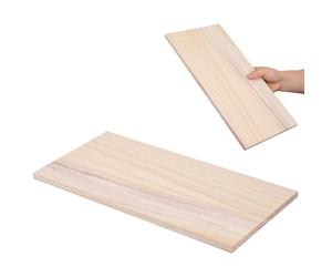 ELEOUTI Tablero Rectangular de Madera Maciza 40x20 Cm, Material en Blanco para Muebles Artesanales, Divisor y Junta para Estanterías, Decoración DIY y Proyectos de Carpintería en Madera