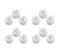 ELEOUTI Tope para Cortinas Enrollables de Cadena de Cuentas, Pack 12 Unidades, Clips Posicionadores para Persianas Verticales, Accesorios Plásticos para Control de Cortinas en Hogar