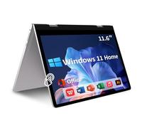 Elepad Tableta portátil con pantalla táctil de 11.6 pulgadas, portátil 2 en 1 Win11 Home 4GB RAM 256 GB SSD, HDMI tipo C 2.4G/5G WiFi BT SD ranura 3.5mm Jack 5000mAh para entretenimiento educativo y