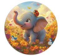 Elephant 1000 Piece Jigsaw Puzzle For Adults Educational Games Stress Relief Puzzle Exercise The Memory of The Brain for Adults and Kids, Age 12 Years Up 1000pcs (67.5x67.5cm)