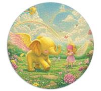 Elephant 1000 Pieces Jigsaw Puzzles For Adults Educational Games Stress Relieving Entertainment Cultivate The Spirit of Teamwork for Adults and Kids, Age 12 Years Up 1000pcs (67.5x67.5cm)