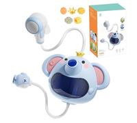 Elephant Bath Sprayer Toy for Kids, Bubble Machine Bathtub Toy, Battery Operated, ABS, Ergonomic, Gentle Water Spray, Fun for Pool Garden or Swimming for Ages 1 to 5, 650g