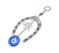 Elephant Blue Eye Horseshoe Amulet Nazar Bead Good Luck Blessing Protection Charms for Home Car