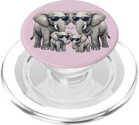 Elephant Family Sunglasses Safari Zoo Animal Lover Elephant PopSockets PopGrip para MagSafe