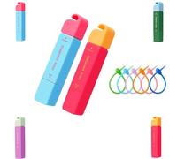 Elephant Kiss Stain Remover, 3-Second Stain Remover Pen for Clothes, 2025 New 12ml Portable Spot Cleaner, ElephantKiss 2-in-1 Active Eraser & Brush With Lanyard Travel & Pocket-Sized (Blue+Red)