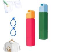 Elephant Kiss Stain Remover Pen, Double Head Instant Treater Sticks 3-Second Stain Removal Tackles Stubborn Stains, Travel Stain Remover for On-The-Go Cleaning No Washing (2, B)