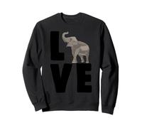 Elephant Love - Camiseta para mujer, diseño de elefante Sudadera