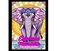 Elephant Mandala Colouring Book