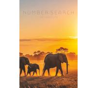 Elephant Number Search: 50+ puzzles | 6x9 inches | 120 pages | Good for Vacations, Holidays and Free Times