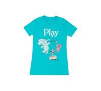 ELEPHANT & PIGGIE Play Women's Crew T-Shirt X-Small