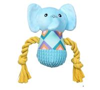 Elephant Plush - Dog Elephant Stuffed Toy | Soft Interactive Chew Doll | Fun Companion T0y Daily Play Travel For Pets And Puppies Indoor Outdoor Use, Bedroom Living Room Pet Supply Home Boredom Rel