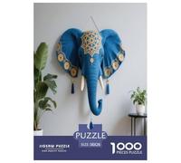 Elephant Puzzles Imposible,desafío for Adults Juego Educativo 1000 Piezas Obra De Arte De Juego De para Adultos Y Niños 38x26cm/1000pcs