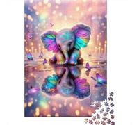 Elephant Rompecabezas Butterfly 1000 Piezas de Papel Reciclado Adultos Y Mayores De 12 Años Divertido, Regalo y Actividad en Casa 70x50cm/1000pcs