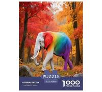Elephant Rompecabezas Imposible,desafío for Adults Juego Educativo 1000 Piezas Obra De Arte De Juego De para Adultos Y Niños A Partir De 12 Años 70x50cm/1000pcs