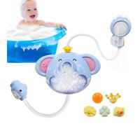 Elephant Shower Head, Bathtub Bubbles Maker, Ergonómico Easy-to-Hold Design Elephant Bath Sprayer, Versatile Use for Play, Pool, Garden, Swimming, Kids Ages 1-5, 9,8 pulgadas