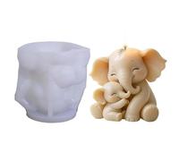 Elephant Silicone Mold - 3D Silicone | Cute Decorations Animal Soap Molds, Holiday Birthday Party Offices Cute Decorations Animal Soap, Home Room Desk Desktop Dormitory Apartment Śilicone Mold