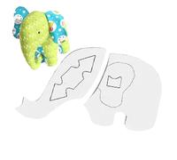 Elephant Stencils For Nursery - Arts And Crafts Desk Decor | 2d Acrylic Craft | Fabric Stencil | Reusable Template Elephant Decor, Home Bedroom