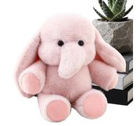 Elephant Stuffed Animal - Soft Plush Toy for Kids Sleep and Hugging Comfort | Cotton Fabric with Gentle Embroidery Details, Cute Animal Doll for Bedroom Decor and