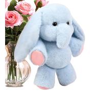 Elephant Stuffed Animal - Soft Plush Toy for Kids Sleep and Hugging Comfort | Cotton Fabric with Gentle Embroidery Details, Cute Animal Doll for Bedroom Decor and