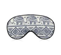 Elephant Toile De Jouy - Antifaz para dormir para hombres, mujeres, adolescentes, niños, para dormir por la noche, comodidad para viajes, yoga, siesta