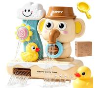 Elephant Water Toy - Cute Interactive Bathroom Game, Suction Mount