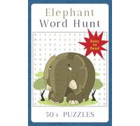 Elephant Word Search Puzzles: Word Searches with Easy to Read Print about Elephant | 6x9 inches 110 Pages 50+ Puzzles