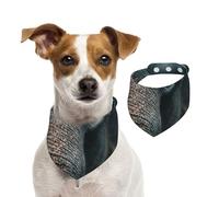 Elephant'S Eyes - Bandanas reversibles de algodón para perro, babero ajustable para perros pequeños y grandes, para cumpleaños, boda, impresión de doble cara