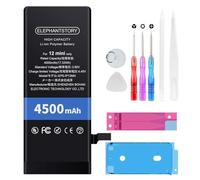ElephantStory Batería para iPhone 12 Mini, 4500 mAh Bateria de Alta Capacidad Baterías de Polímero de Litio con Todos los Kits de Herramientas