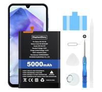 ElephantStory Batería para Samsung Galaxy A15 4G/ A15 5G, EB-BA156ABY 5000 mAh Bateria de Reemplazo Interno Baterías de Polímero de Litio con Todos los Kits de Herramientas
