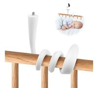 ELEPRUC Soporte Camara Vigilancia Bebe Universal, Soporte Vigilabebes con Tornillo 1/4", Soporte Camara Bebe con Palo Flexible, Soporte para Monitor de Bebé, Compatible con la Mayoría de Vigilabebés