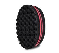 ELERA Cepillo de esponja para el cabello, Agujeros Grandes (14 mm) Esponja Afro Braid Style Dreadlock, Bobinas Mágicas Ovaladas de Doble Cara Esponja para el Hogar y el Peluquero