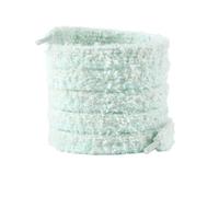 Elerevyo 1 Par de Cordones Planos y Suaves de Color Contrastante de 1,2 Cm de Ancho para Zapatillas Deportivas Azul claro amarillo 200cm/78.7"