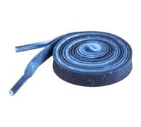 Elerevyo Cordones Deportivos con Degradado Bonitos para Zapatillas Planas con Efecto Tie-Dye 1 Par Azul 140cm/55.1"