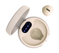 eleror Auriculares Inalámbricos Mini Invisibles Bluetooth, Auriculares Semi-In-Ear Pequeños para Trabajo y Uso Diario, Control Táctil, Livianos para Música y Audiolibros (Beige único)