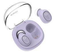 eleror Mini Auriculares inalámbricos para Canales auditivos pequeños, Auriculares Bluetooth para Mujeres con 2 micrófonos para Llamadas claras con IA,Soporte de Sonido Premium inmersivo Modo único