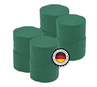 ELES VIDA Conjunto de Cilindro de Espuma Floral Floral de 8 Piezas 8 x 5 cm - Espuma Floral húmeda, Musgo Floral, Masilla Floral - arreglos Florales de Cono - Esponja Floral para artesanía