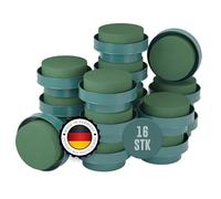 ELES VIDA Cuenco de espuma húmeda en forma de cilindro, 16 unidades de 8 x 5 cm, musgo, conos para arreglos florales, esponjas para manualidades, bodas, regalos, decoración, flores